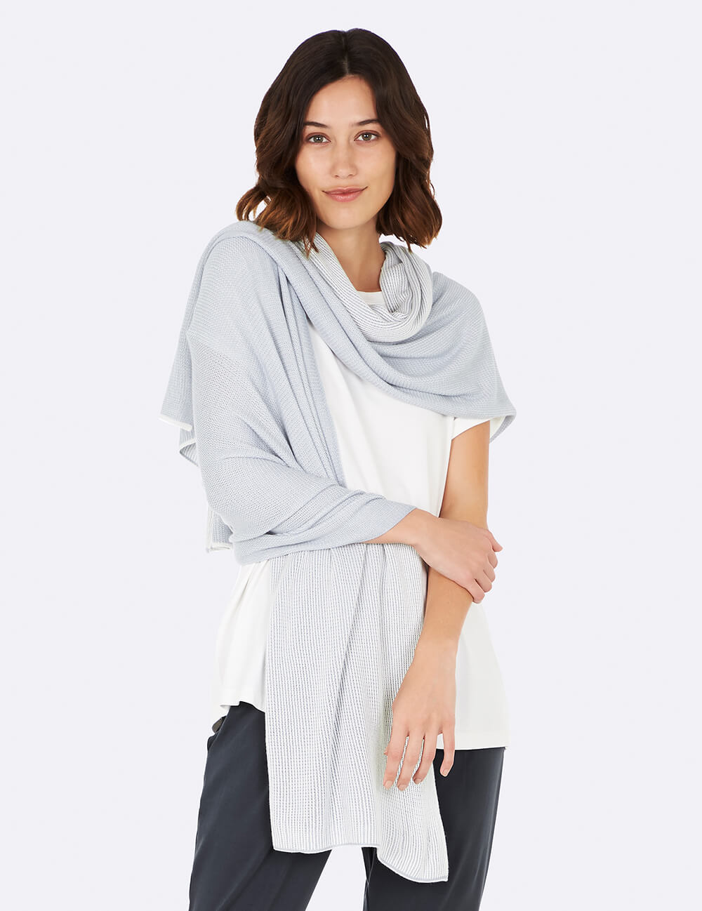 Boody Cosy Knit Wrap. Sustainable Bamboo Women's Accessories