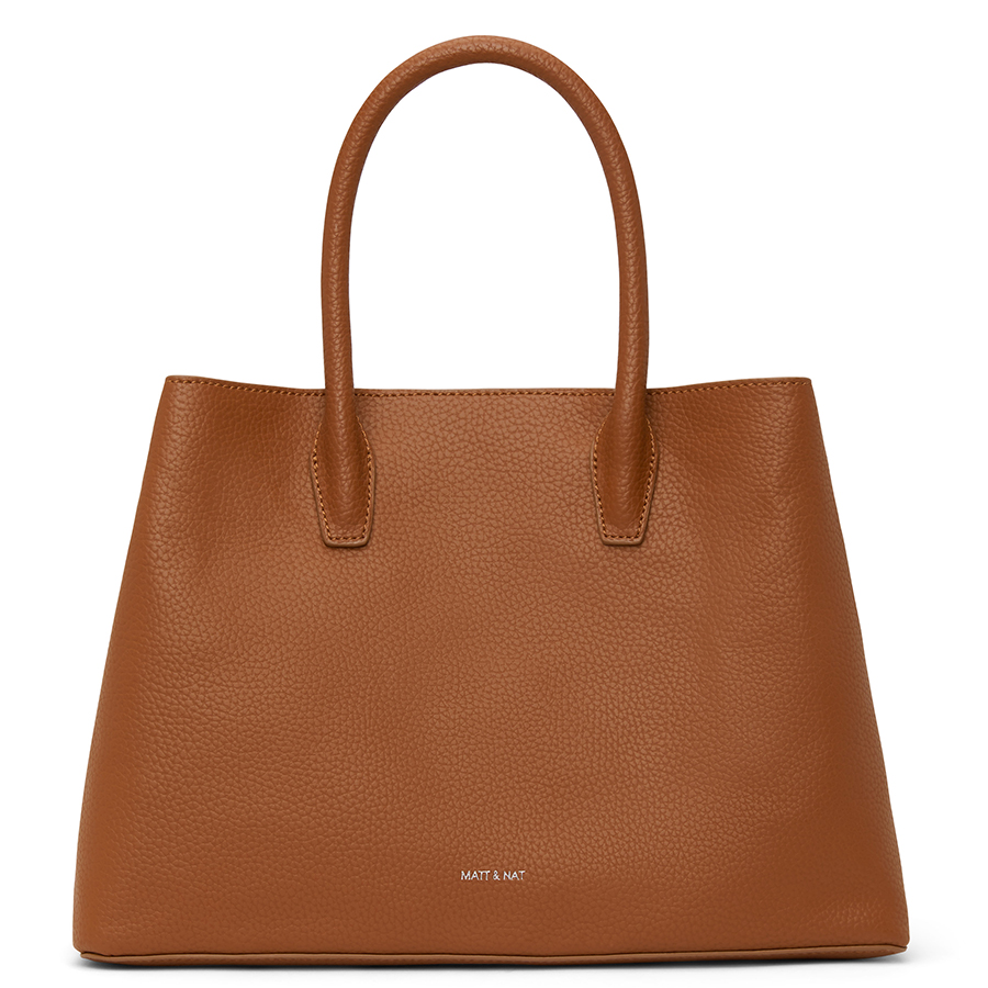 Matt & Nat Recycled Krista Small Satchel Bag - Carotene.