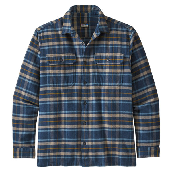 Patagonia Fjord Flannel Shirt - Independence Navy GBP84.95 - Sustain In ...