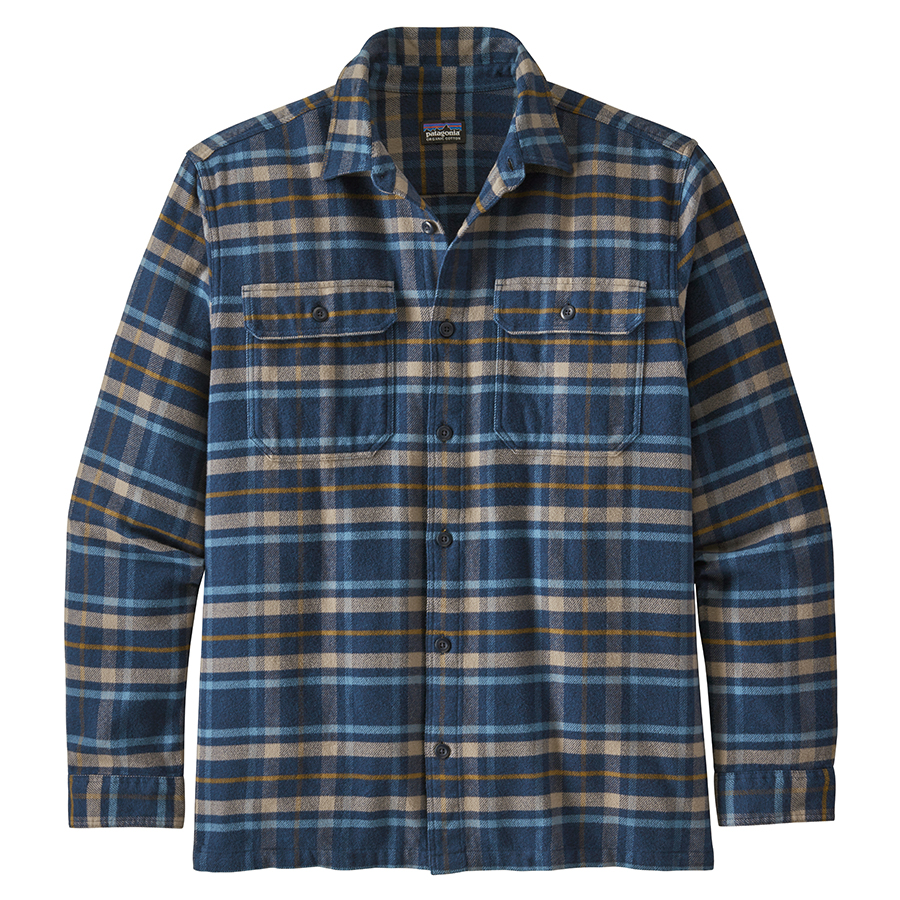 Patagonia Fjord Flannel Shirt - Independence Navy.