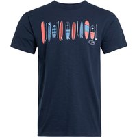 Navy Weird Fish  Organic Cotton T-Shirts £28. Sustainable Style