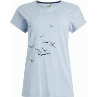 Pale Blue Weird Fish  Organic Cotton T-Shirts £25. Sustainable Style