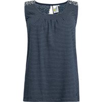 Navy Weird Fish  Organic Cotton Vests & Tank Tops £22. Sustainable Style