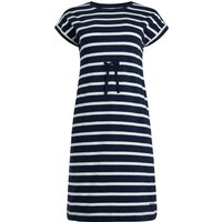 Navy Weird Fish  Organic Cotton Day Dress £48. Sustainable Style