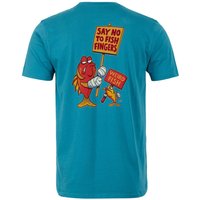 Cadet Blue Weird Fish  Organic Cotton T-Shirts £19.6. Sustainable Style