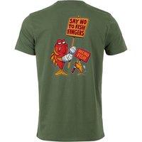 Military Green Weird Fish  Organic Cotton T-Shirts £19.6. Sustainable Style