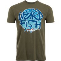 Dark Olive Weird Fish  Organic Cotton T-Shirts £19.6. Sustainable Style