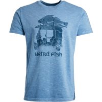 Faded Denim Weird Fish  Organic Cotton T-Shirts £28. Sustainable Style
