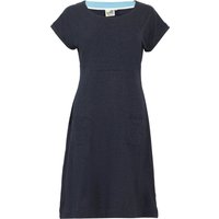 Weird Fish Viola Recycled Organic Jersey Dress Navy