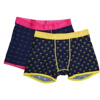 Swole Panda Bamboo Boxers 2 Pack - Bicycles / Palm Trees. Sustainable Underwear