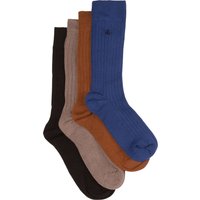Swole Panda Black & Royal Blue Bamboo Sock Bundle - Four Pairs. Sustainable Sock Gift Box