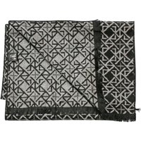 Swole panda Black and White Squares Bamboo Scarf. Sustainable Scarves