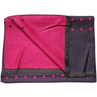 Swole panda Navy and Pink Spot Bamboo Scarf. Sustainable Scarves