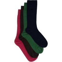 Swole Panda Plain Comfort Cuff Bamboo Sock Bundle - Four Pairs. Sustainable Sock Gift Box