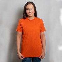 Swole Panda REFIBRA™ T-Shirt (Orange). Sustainable T-Shirt