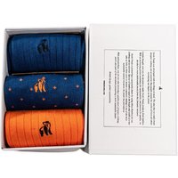 Swole Panda Simply Style Sock Box - 3 Pairs of Bamboo Socks (His). Sustainable Sock Gift Box