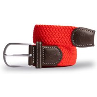 Swole Panda Woven Belt - Classic Red. Sustainable Belt