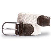 Swole Panda Woven Belt - Cream. Sustainable Belt