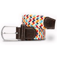 Swole Panda Woven Belt - Multicolour Zigzag. Sustainable Belt