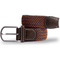 Swole Panda Woven Belt - Orange Fine Weave. Sustainable Belt