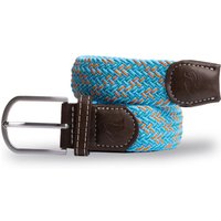 Swole Panda Woven Belt - Sky Blue Fine Weave. Sustainable Belt