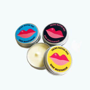 Rubymoon Cacao Butter Kiss Lip Balm Trio. Sustainable Bath&Body
