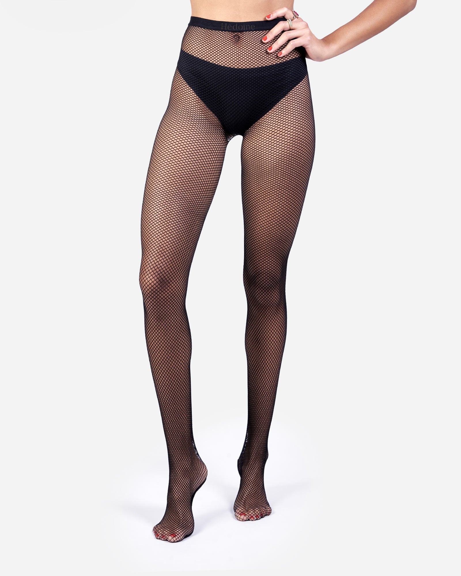 Hedoine The Drama | Fishnet Tights Black * Sustainable Hosiery supplied by Hedoine GBP32.00