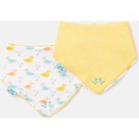 Luca And Rosa Ducks Pack of 2 Baby Dribble Bibs in Organic Cotton. Sustainable Baby Clothes