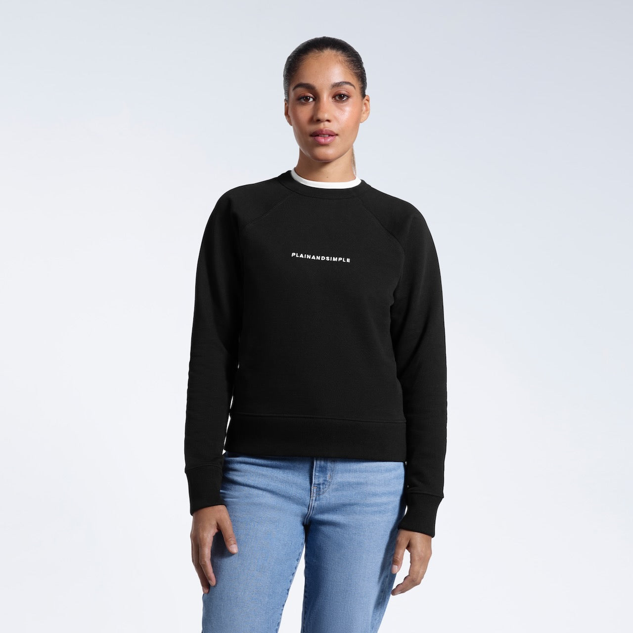 PLAINANDSIMPLE Soft French Terry Organic Sweatshirt - Sustain In Style UK