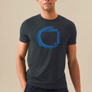BAM Bamboo Clothing Graphic T-Shirt - Think Outside - Small