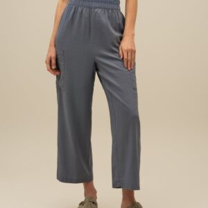 BAM Bamboo Clothing Horizon Linen Cropped Trousers - 16