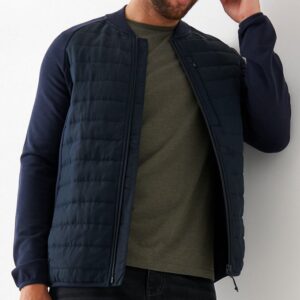 BAM Bamboo Clothing Men's Plym Quilted Bomber Sweat - Medium