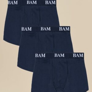 BAM Bamboo Clothing Regular Fitted Air Boxers - 3 Pack - X-Large