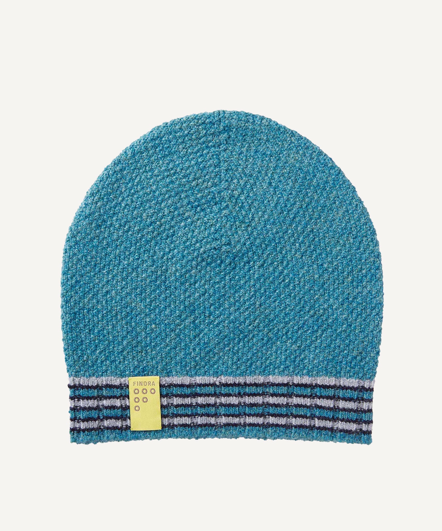 FINDRA Clothing FINDRA  Betty Lambswool Beanie Barracuda