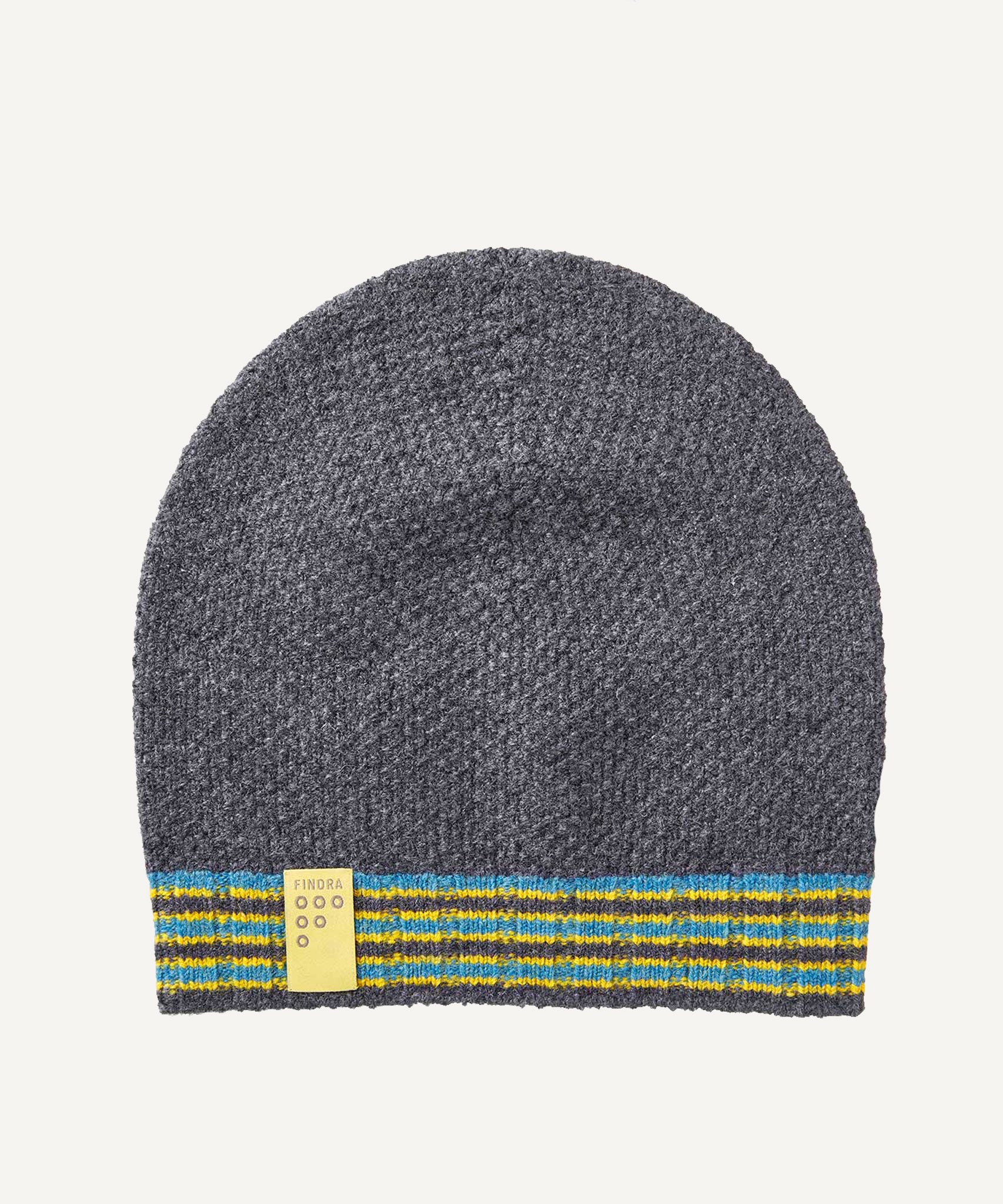 FINDRA Clothing FINDRA  Betty Lambswool Beanie Charcoal