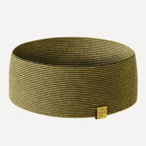 FINDRA Clothing FINDRA  Betty Merino Stripe Headband - Sale Charcoal/Pollen