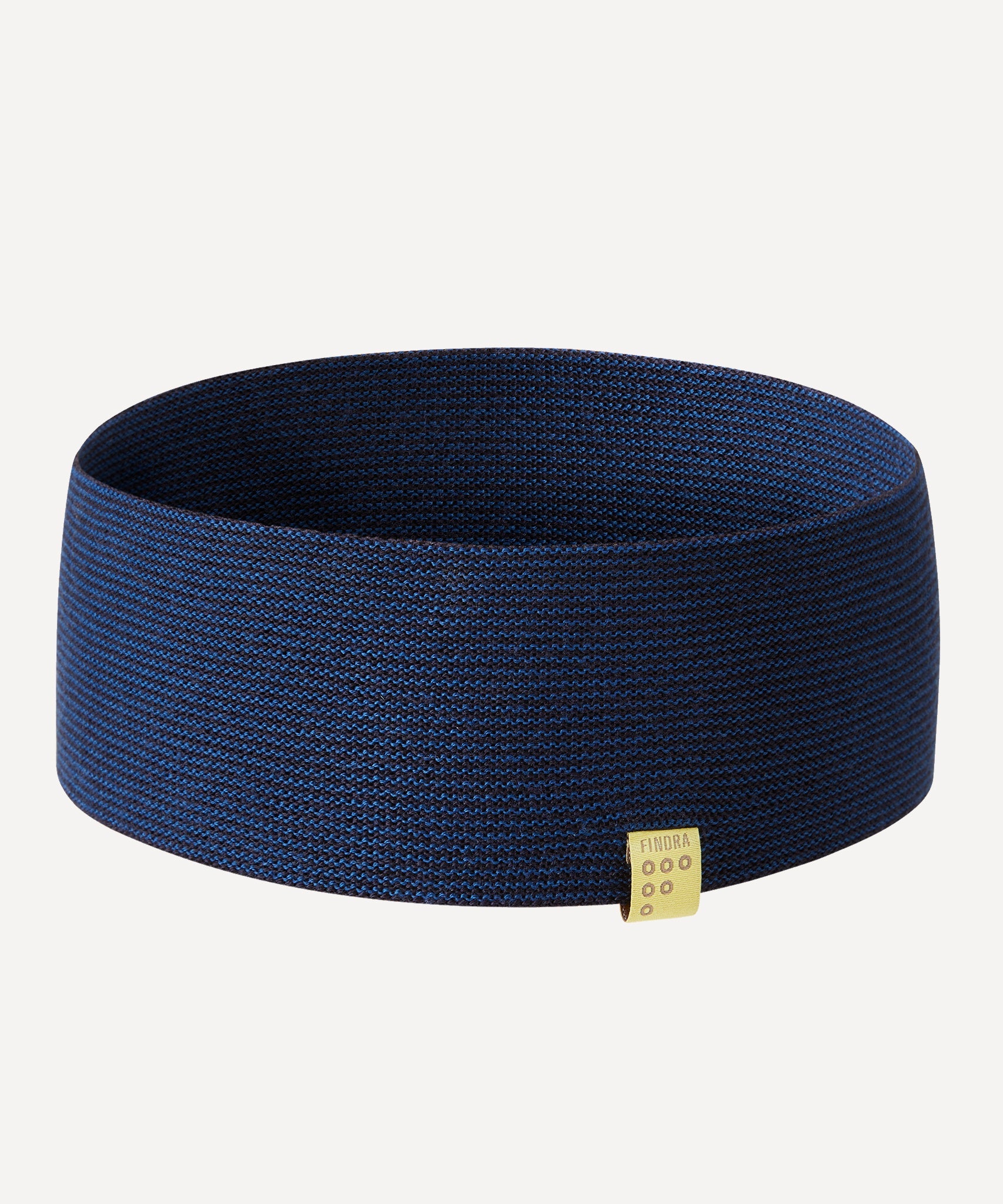 FINDRA Clothing FINDRA  Betty Merino Stripe Headband - Sale French Blue/Dark Navy
