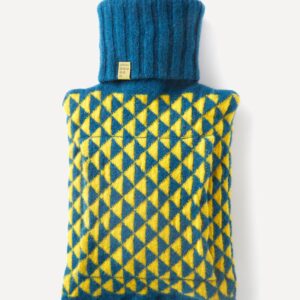 FINDRA Clothing FINDRA  Coorie Hot Water Bottle Cover Peacock/Piccalilli