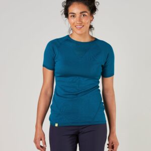 FINDRA Clothing FINDRA  Route Seamless Merino T-Shirt Size XXL Teal