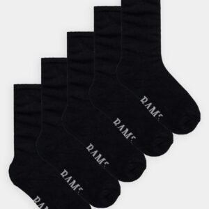 BAM Bamboo Clothing Amazing Bamboo Socks 5 Pack (Unisex) - UK Size 4-7